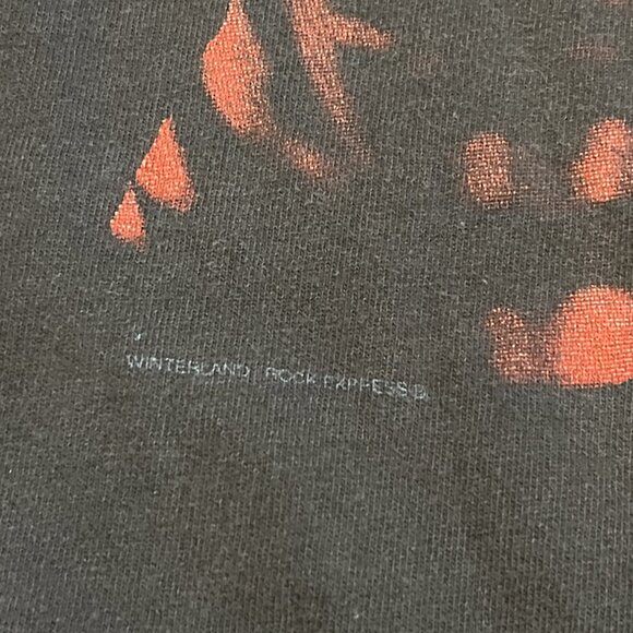 VTG 1990 Elvis Presley Winterland Graphic T Shirt Adult SZ XL Black 90s Music - Picture 3 of 12